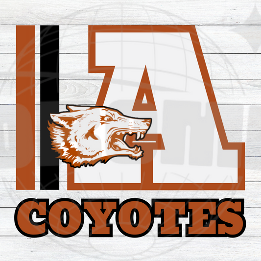 Letter A Coyote