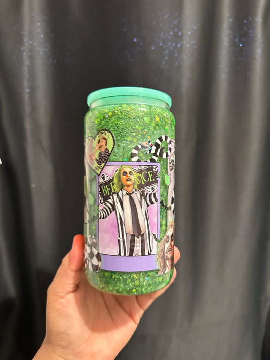 Beetle Juice 3 Snowglobe