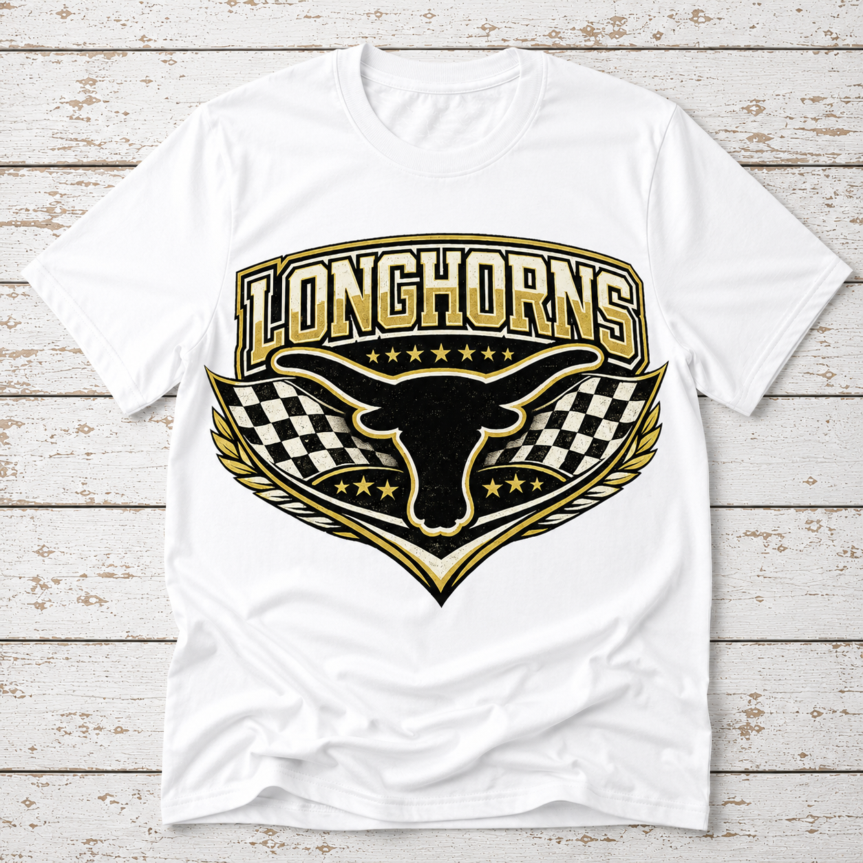 Checkered Longhorn Star