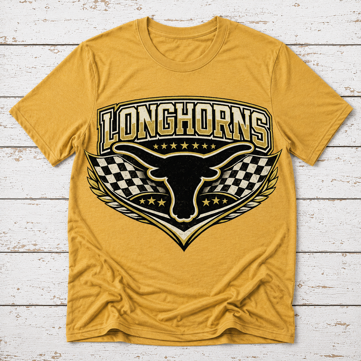 Checkered Longhorn Star