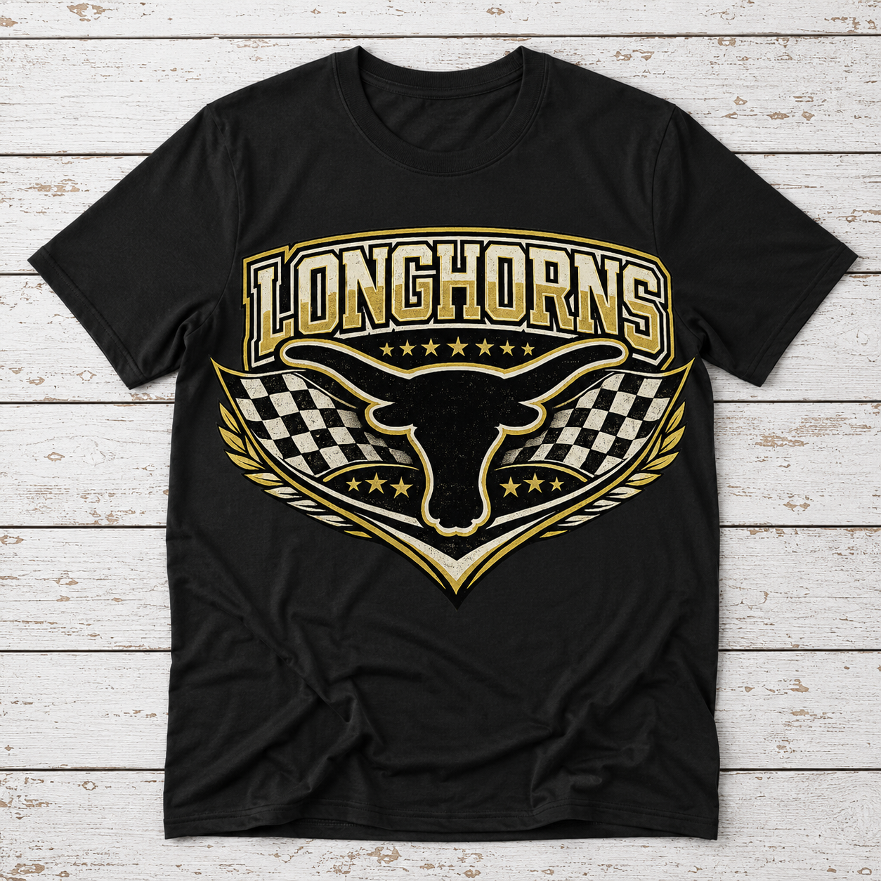 Checkered Longhorn Star