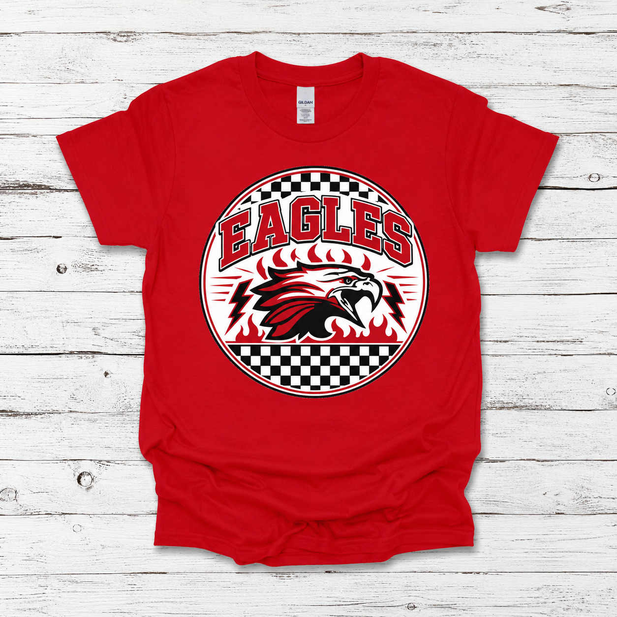 Checkered Circle Eagles