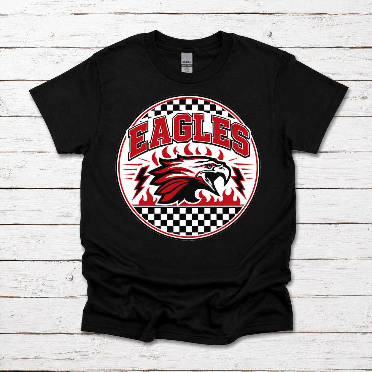 Checkered Circle Eagles