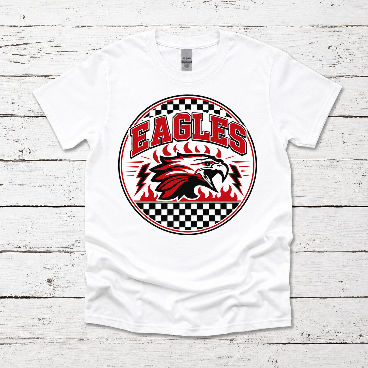 Checkered Circle Eagles