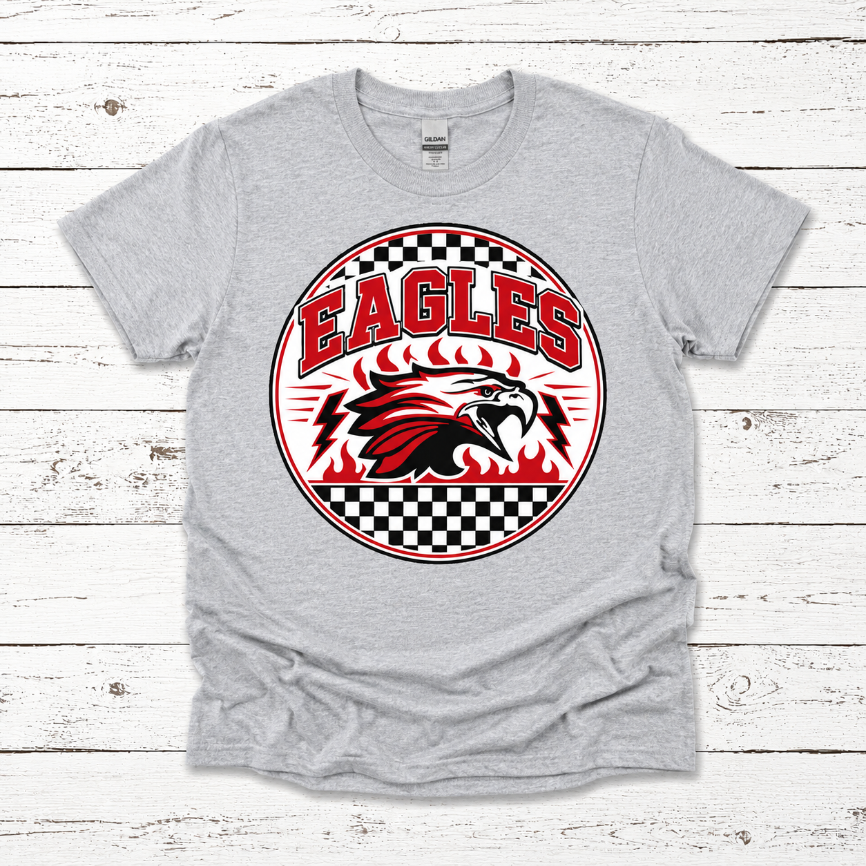 Checkered Circle Eagles