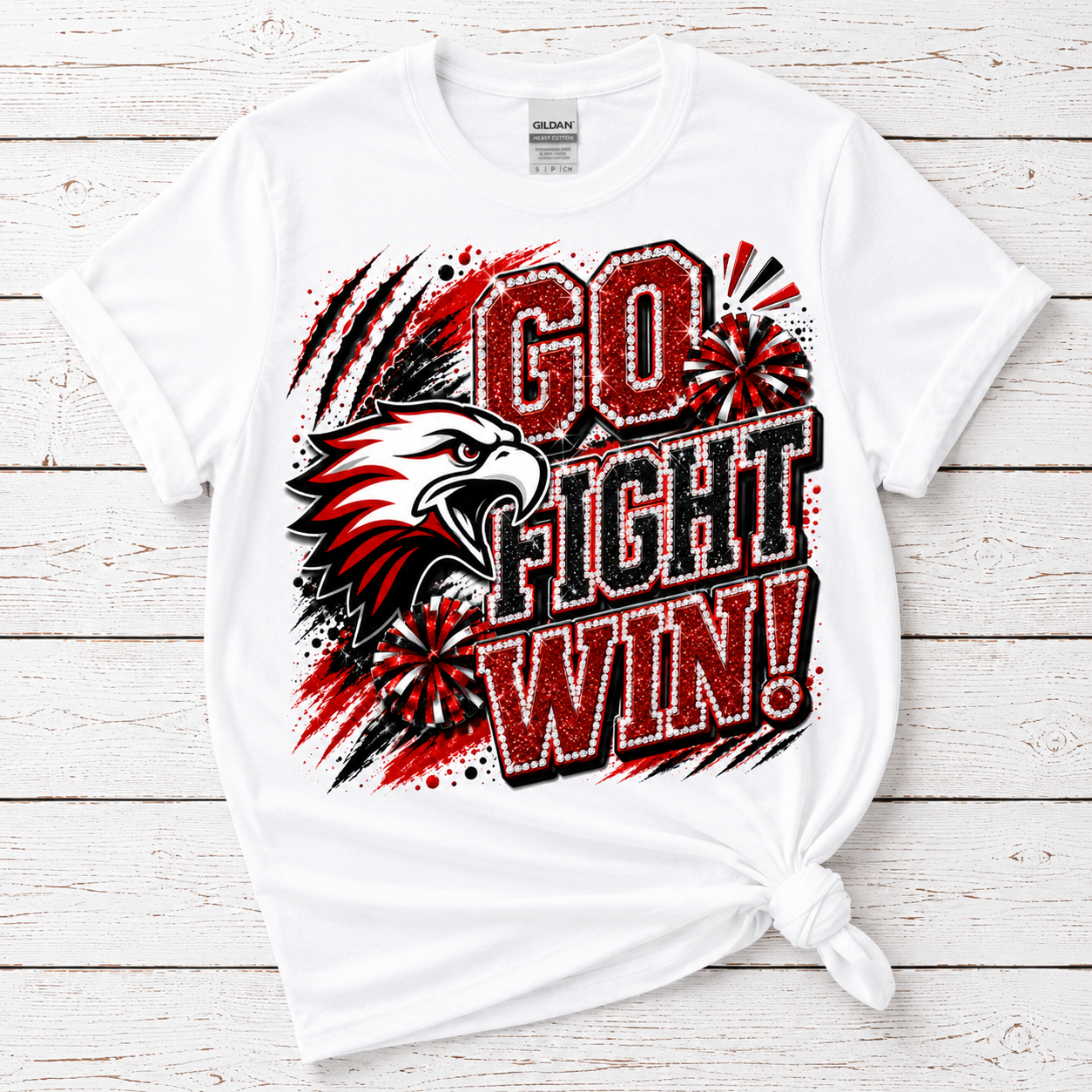 GO FIGHT WIN EAGLES