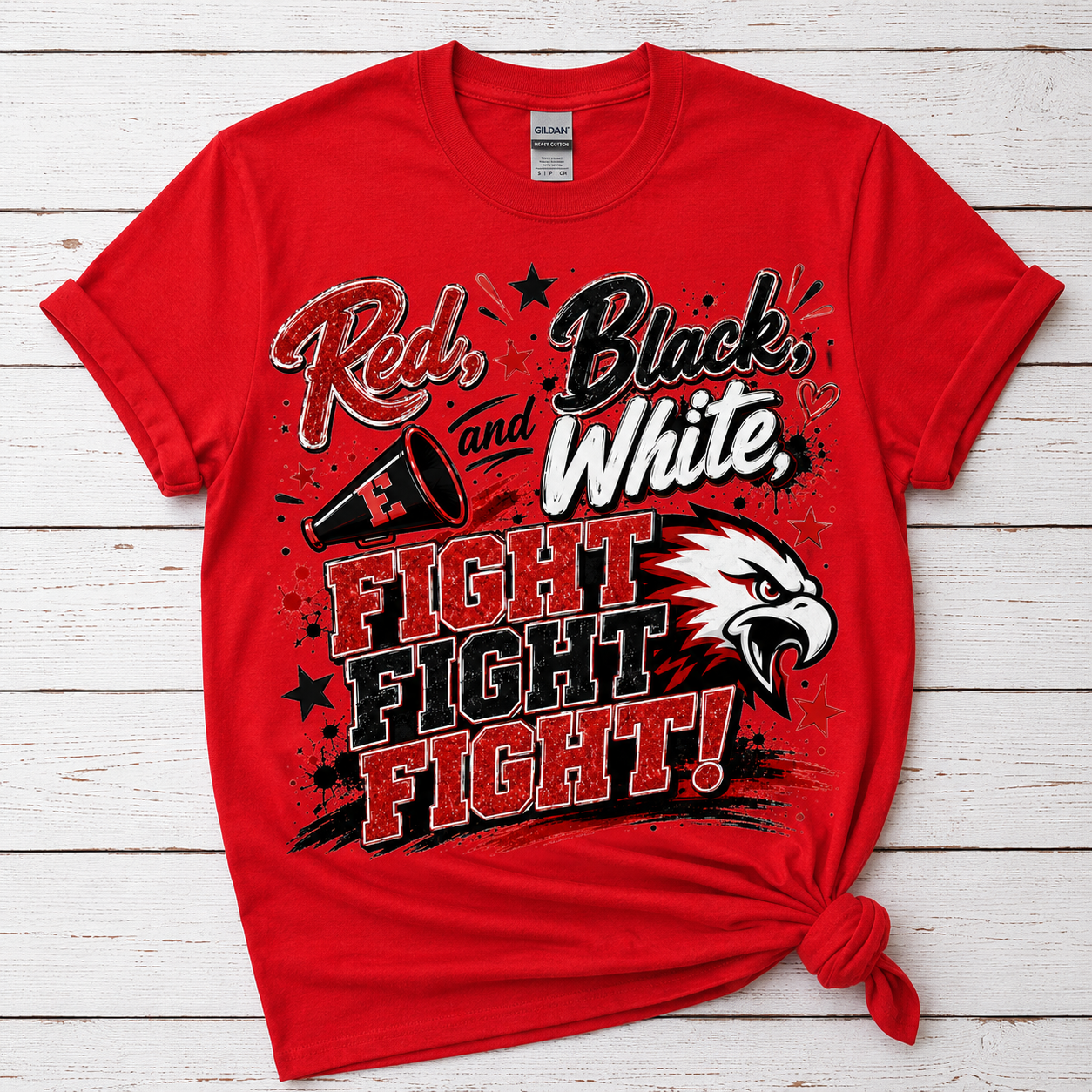 Red, Black, and White Fight!