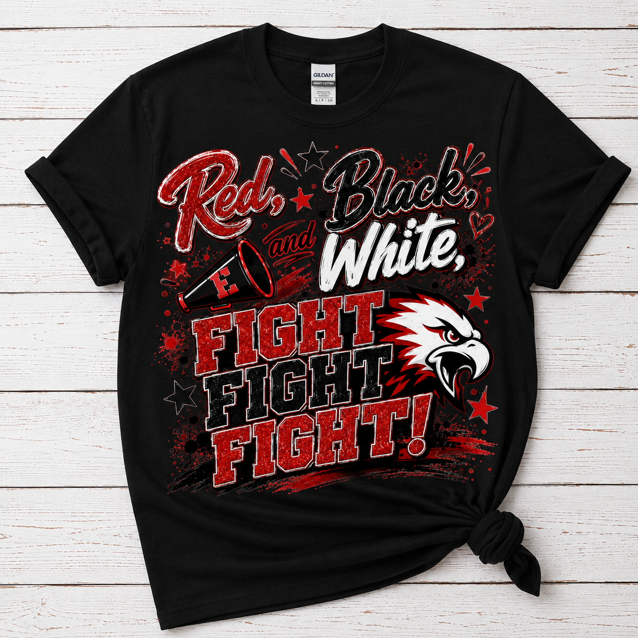 Red, Black, and White Fight!