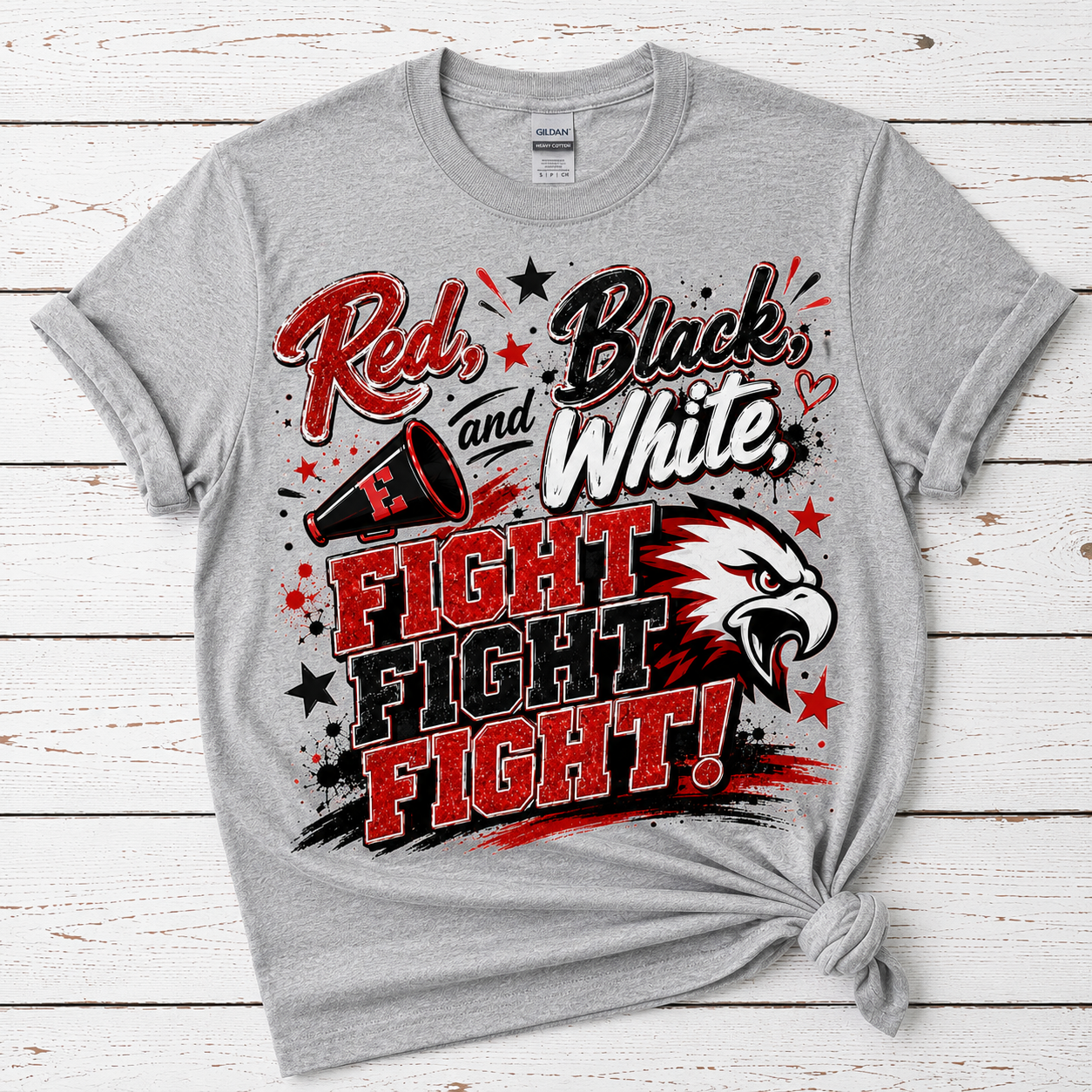 Red, Black, and White Fight!