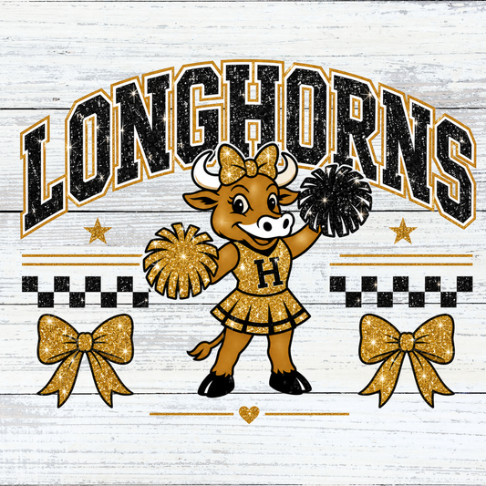 Checkered Bow Horns