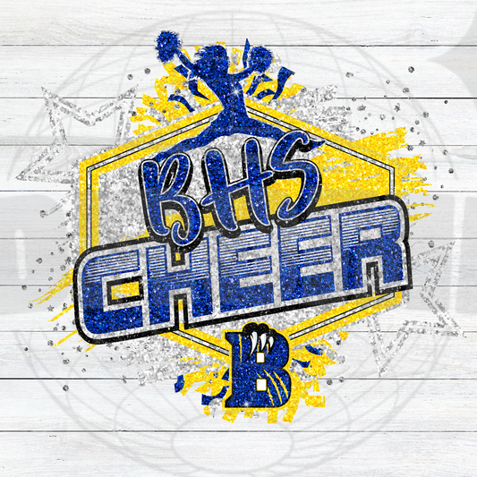 BHS CHEER glitter!