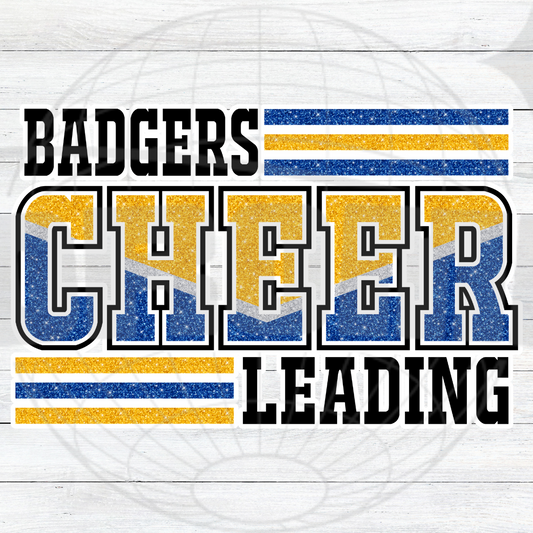 BADGERS CHEER leading