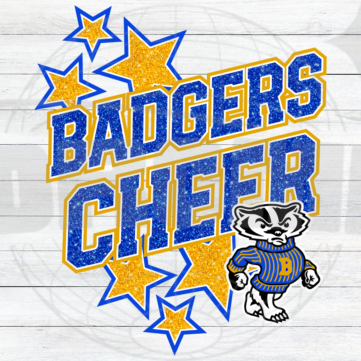 BADGER CHEER stars