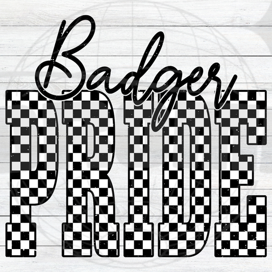 BADGER PRIDE CHECKERED