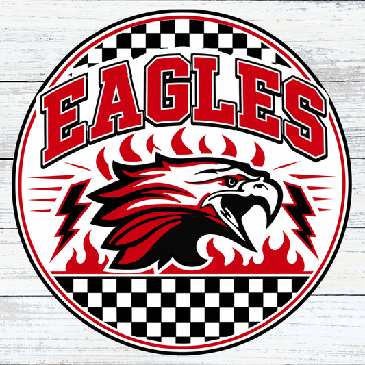 Checkered Circle Eagles