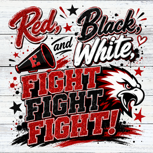 Red, Black, and White Fight!