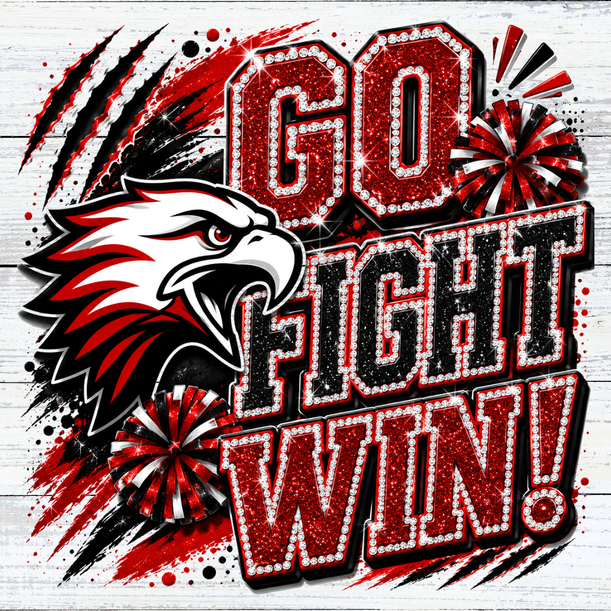 GO FIGHT WIN EAGLES